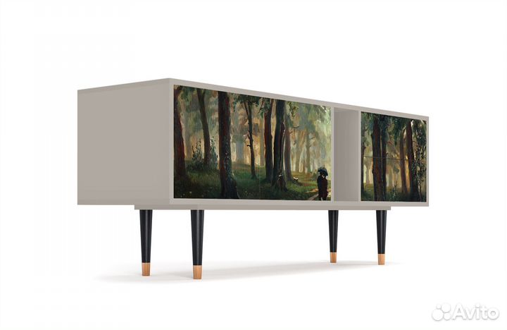 Тв-тумба T1 - Сатин - Rain in the Oak Forest