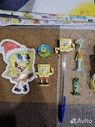 Санчбоб, Патрик, Сквидвард и аксессуары