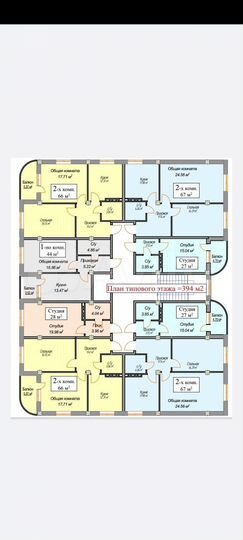 1-к. квартира, 44 м², 3/12 эт.