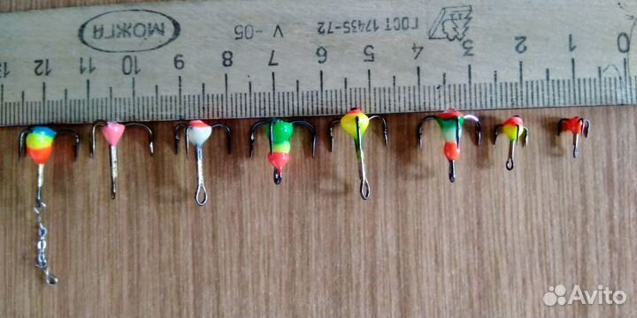 Мормышки,тройники