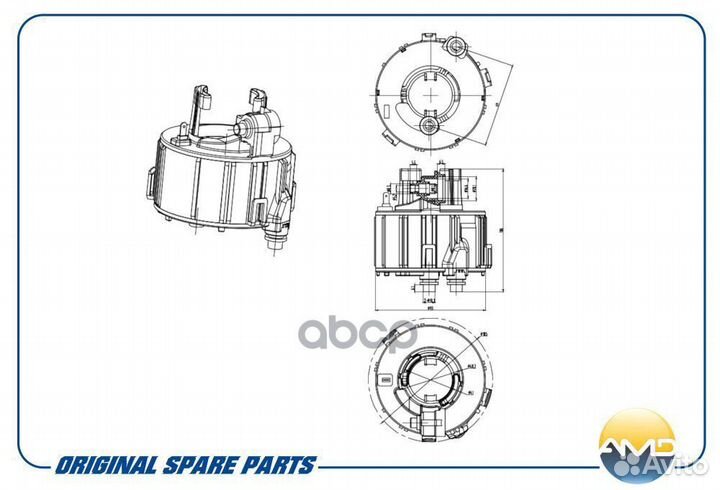 Фильтр топливный solaris/RIO 11/sorento/santa