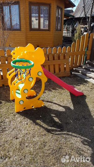 Детская горка пластиковая бу