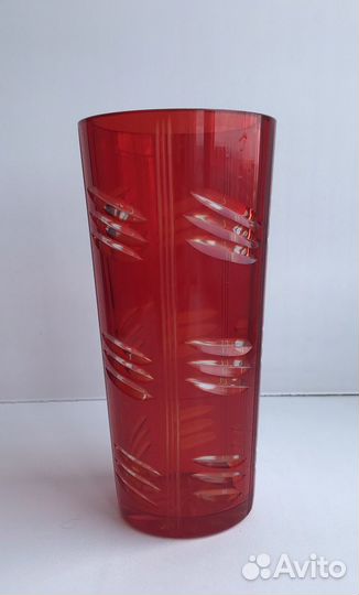 Ваза цветное стекло СССР