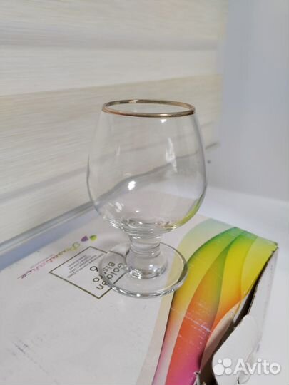 Бокалы стеклянные, 6 шт