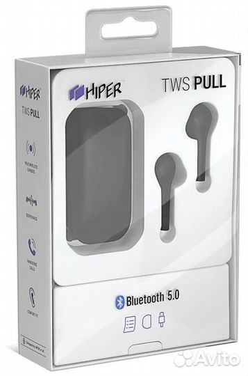 Беспроводные наушники hiper TWS Pull