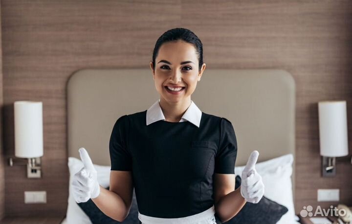 Горничная с проживанием и питанием