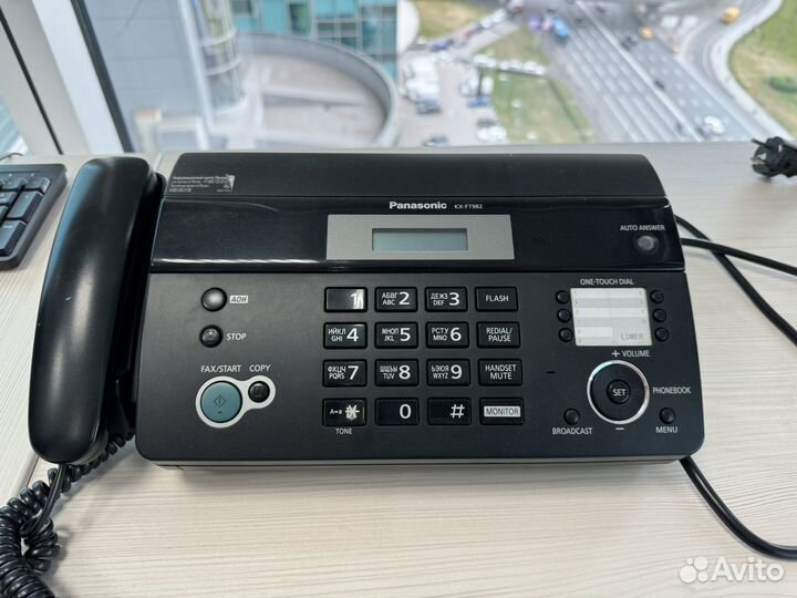 Факс panasonic kx ft 982