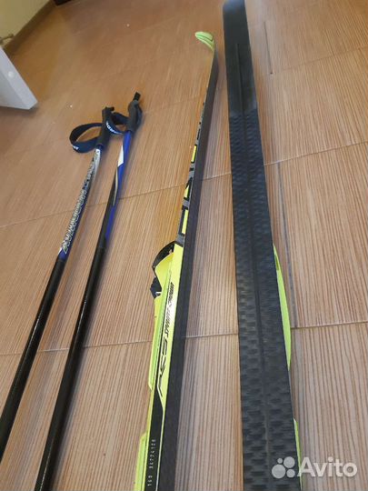 Беговые лыжи Fischer Sprint Crown юношеские 160 см