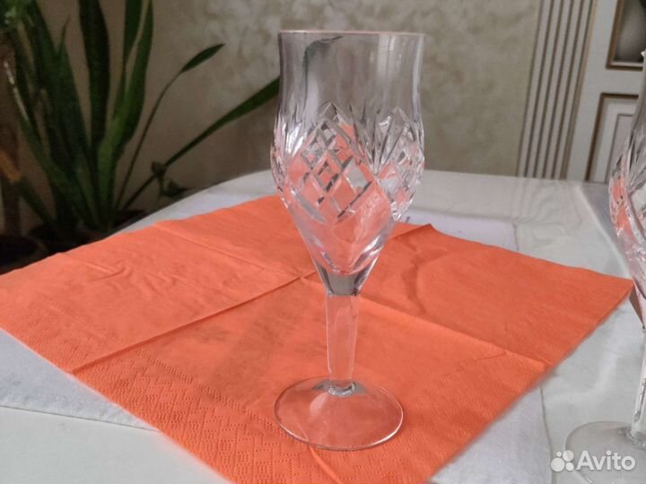 Фужеры хрустальные СССР новые