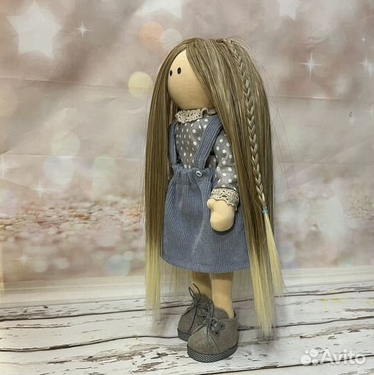 Интерьерная текстильная кукла, Тильда, подарок