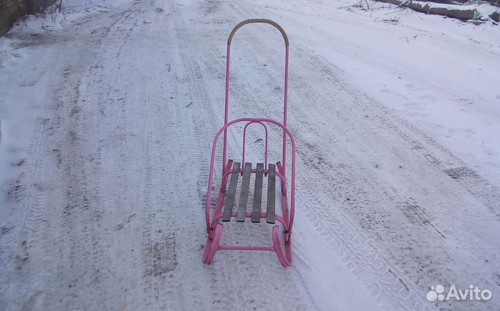 Детские зимние санки