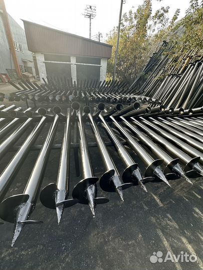 Винтовые сваи с установкой