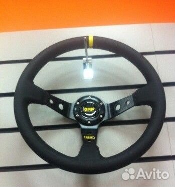 Руль OMP экокожа