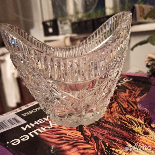 Салатник хрустальный СССР
