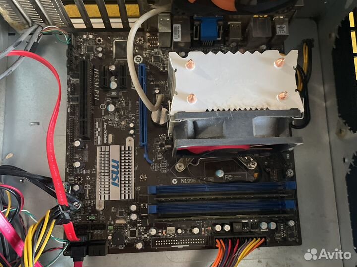 Материнская плата сокет 1156 xeon x3440 ddr3 8g