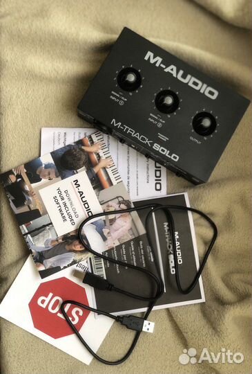 Внешняя звуковая карта m audio ntrack solo