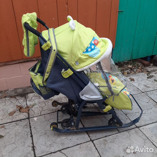 Санки коляска ника 7 2
