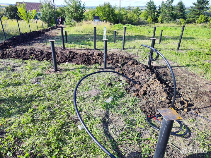 Прокладка кабеля в земле