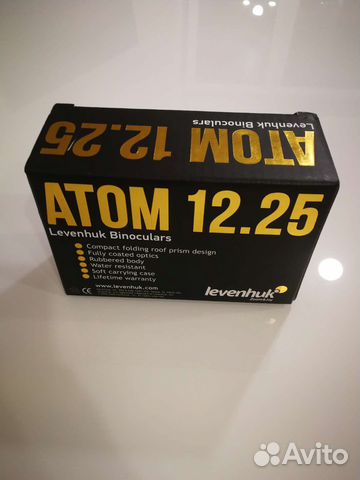 Биноколь Levenhuk Atom 12x25 новый