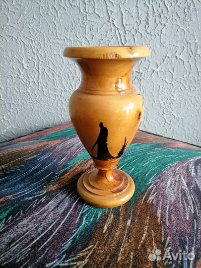 Ваза из натурального дерева