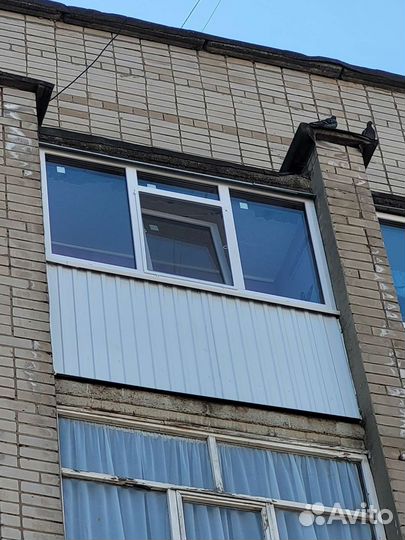 Лоджия из алюминия