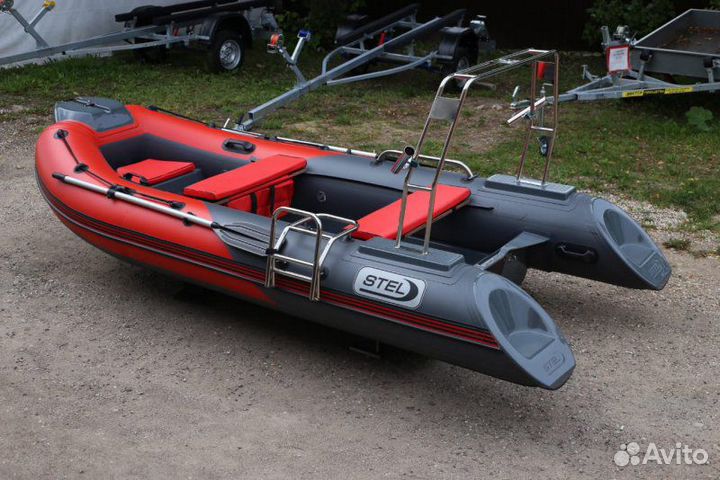 Лодка Stel Риб R-375 (Встроенный рундук)