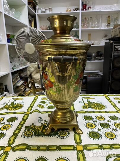 Самовар Электрический Ручная роспись металл