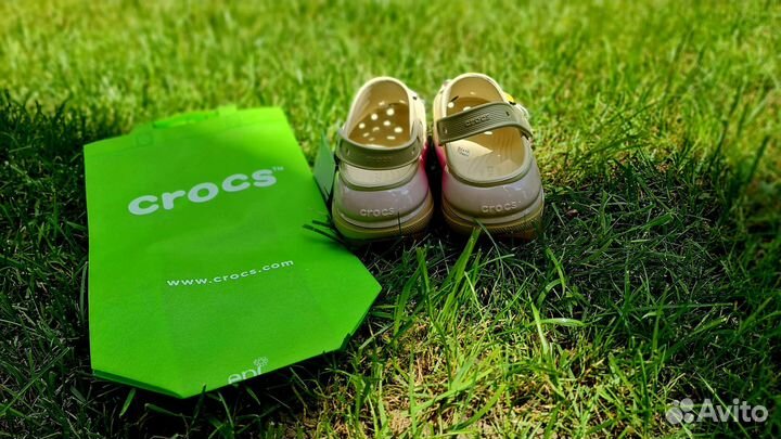 Crocs сабо mega crush colordip clog