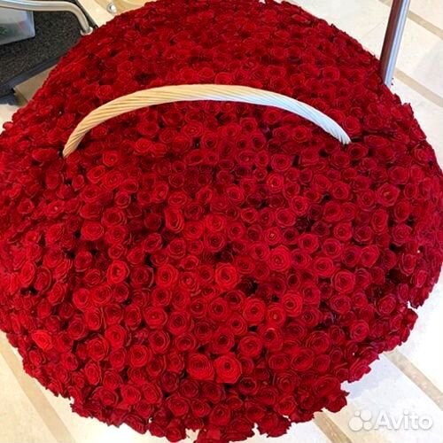 Цветы, Розы в Корзине