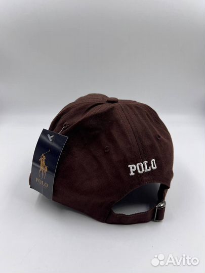Кепка бейсболка Polo Ralph Lauren коричневая