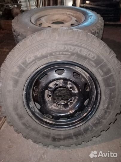 Резина на УАЗ зима шипованная 4 шт