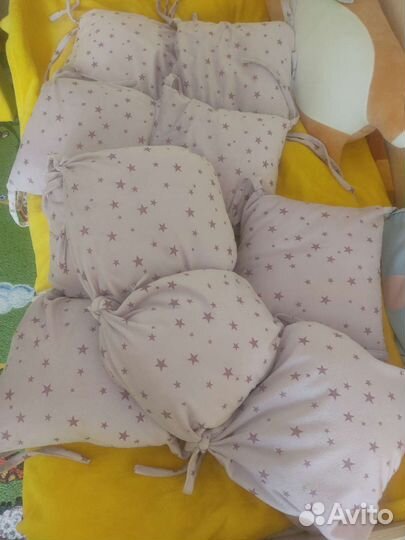 Подушки для детской кроватки, бортики