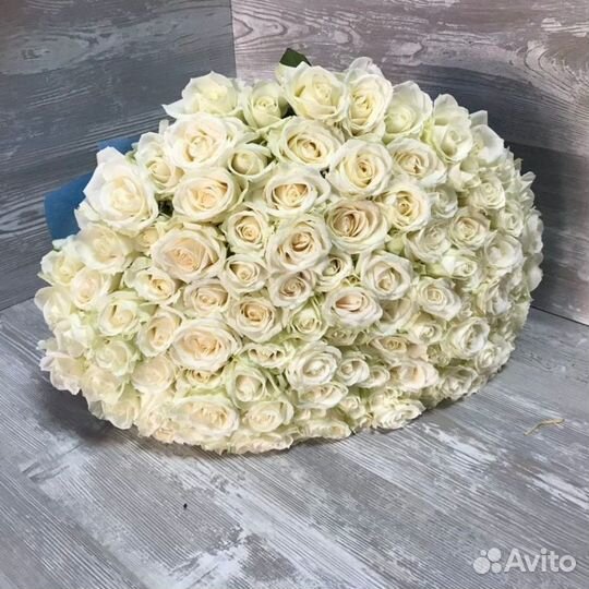 Розы белые Символ чистой любви Букет