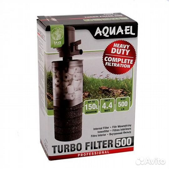 Aquael turbo filter 500 фильтр внутренний