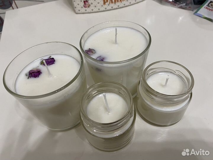 Ароматические свечи из соевого воска