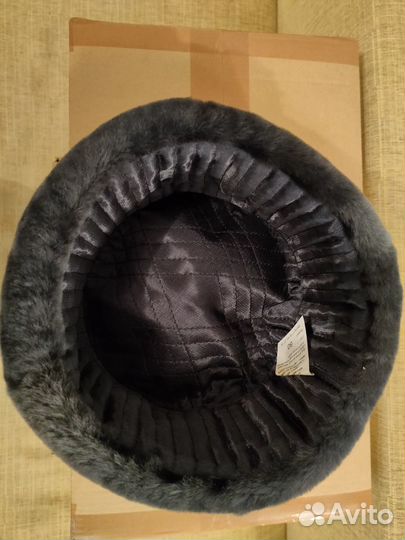 Зимняя офицерская шапка ушанка Размер 58