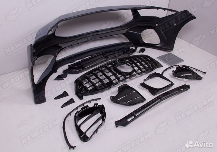 Обвес 45 AMG хром Mercedes CLA C118 X118