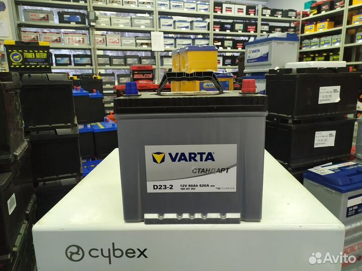 Аккумулятор 60Ач Varta Стандарт D23L азия обратной