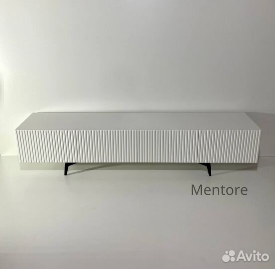 Тумба тв Bravo Вертикаль в белом цвете