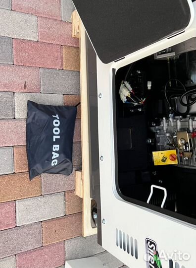 Генератор дизельный 14 кВт g-power однофазный с по