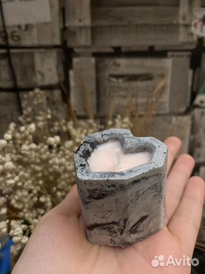 Ароматическая свеча ручной работы