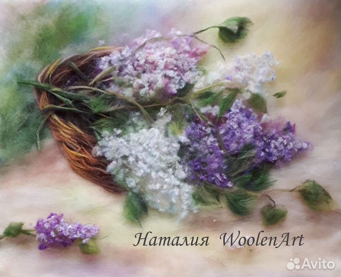 Картины шерстью 