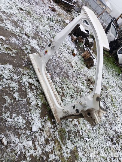 Правый порог со стойками шкода октавия 2рес