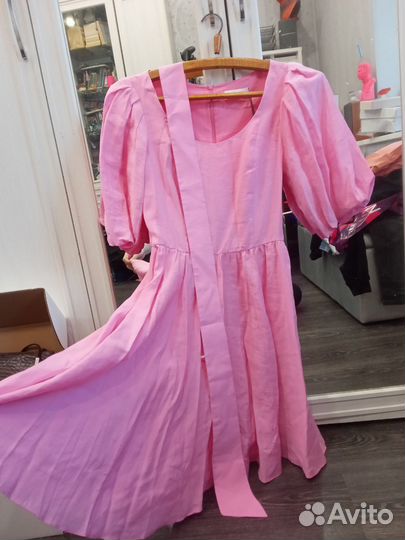 Нежное розовое платье Calista