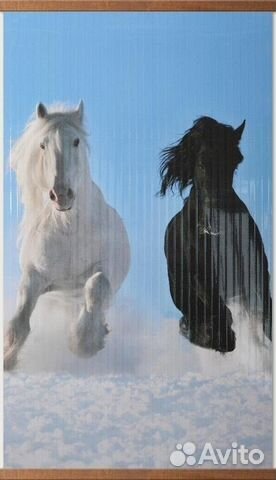 Греющая картина Лошади