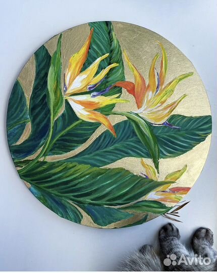 Картина маслом на заказ ручной работы в интерьер