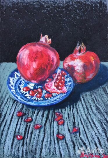 Натюрморт с гранатами