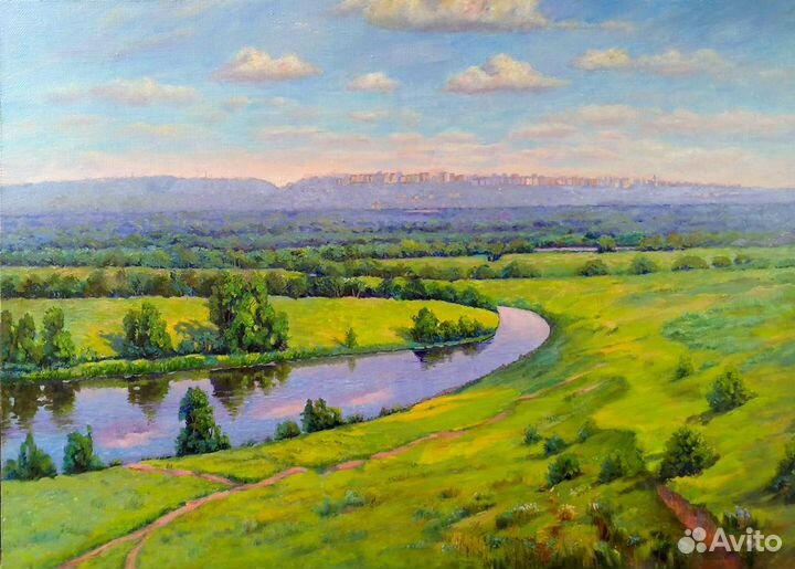 Картина с Волгой - 