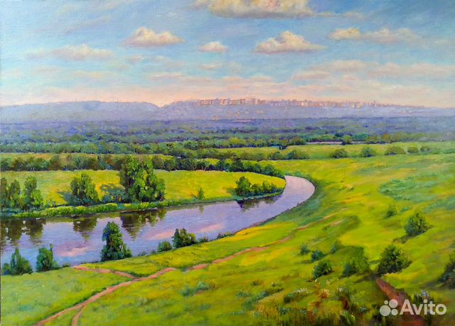 Картина с Волгой - 