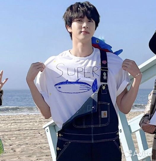 Super тунец футболка bts